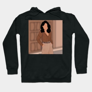 Flat portrait Hoodie